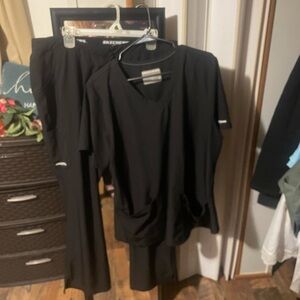 Skechers Women's Black Scrub Set